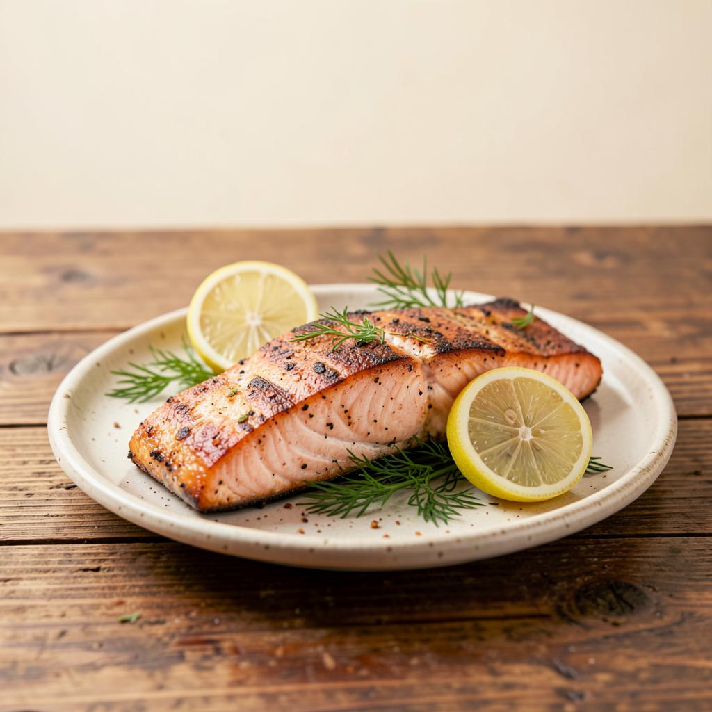 Salmão com Limão e Ervas