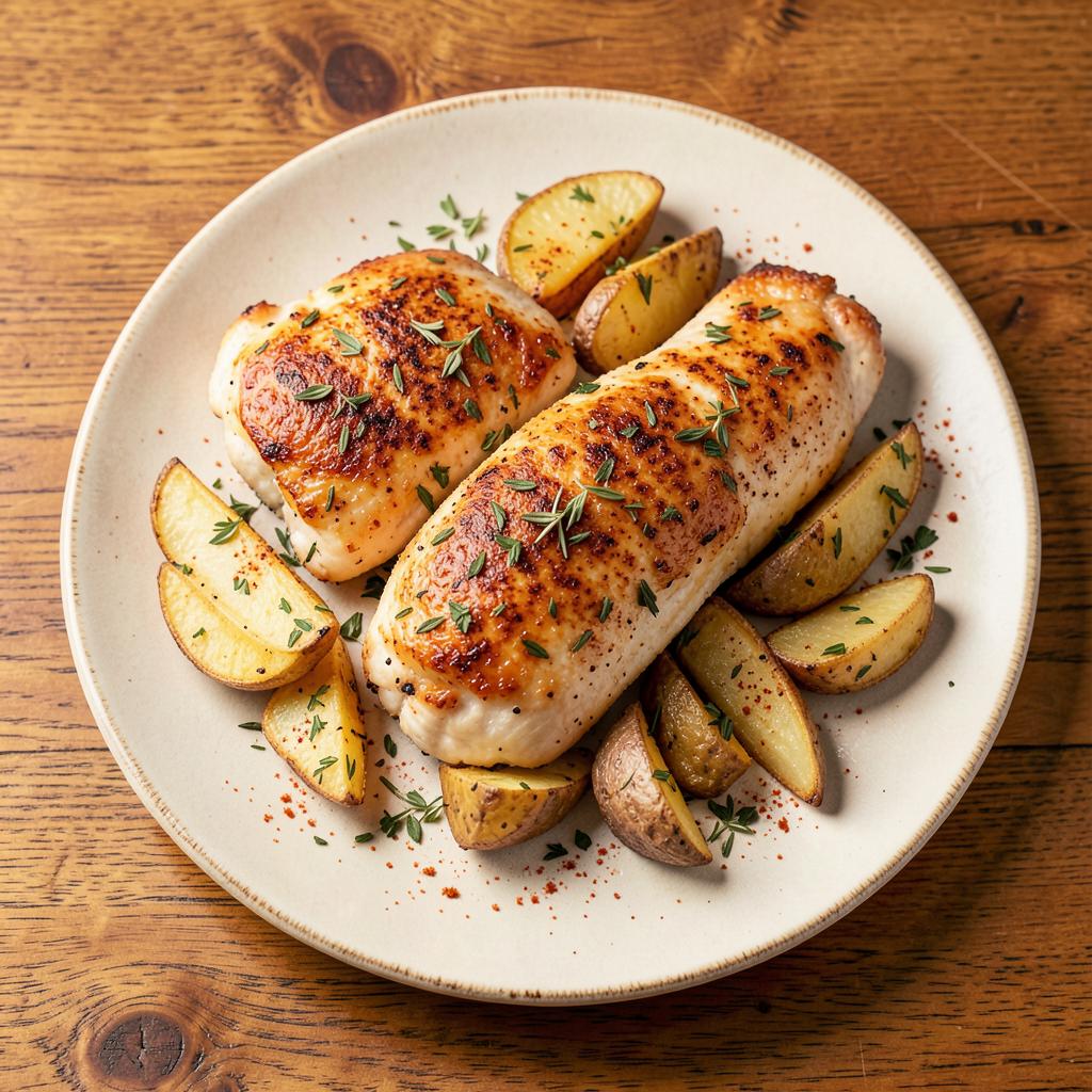 Frango com Batatas Rústicas